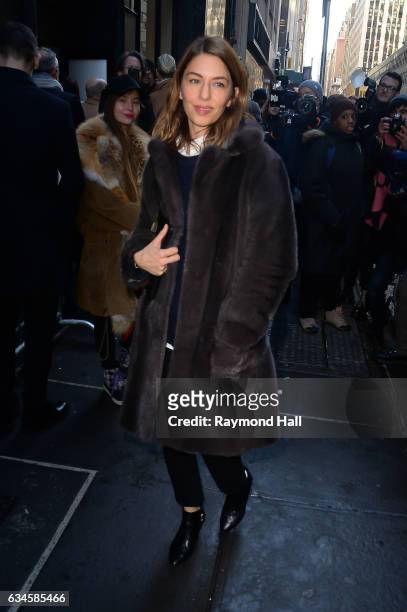 Sofia Coppola attends the Calvin Klein Collection Front Row during New York Fashion Weekon February 10, 2017 in New York City.