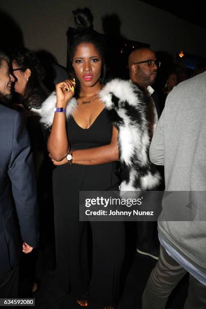 Audra The Rapper attends the Annual Pre-Grammy Reception hosted by Ted Reid at STK on February 9, 2017 in Los Angeles, California.