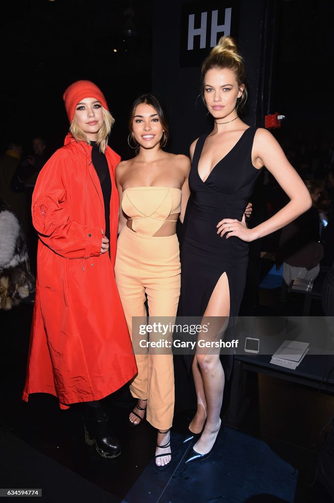 Amanda Steele, Madison Beer and Hailey Clauson attend the Cushnie Et