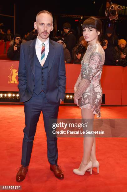 Ewen Bremner and Anjela Nedyalkova attend the 'T2 Trainspotting' premiere during the 67th Berlinale International Film Festival Berlin at Berlinale...