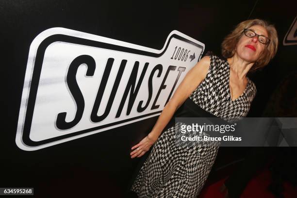 Jackie Hoffman poses at the Opening Night of "Sunset Boulevard"on Broadway at The Palace Theatre on February 9, 2017 in New York City.