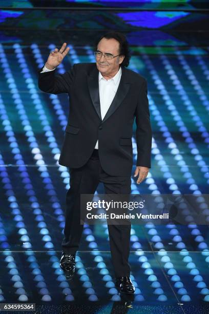 Al Bano attends the fourth night of the 67th Sanremo Festival 2017 at Teatro Ariston on February 10, 2017 in Sanremo, Italy.