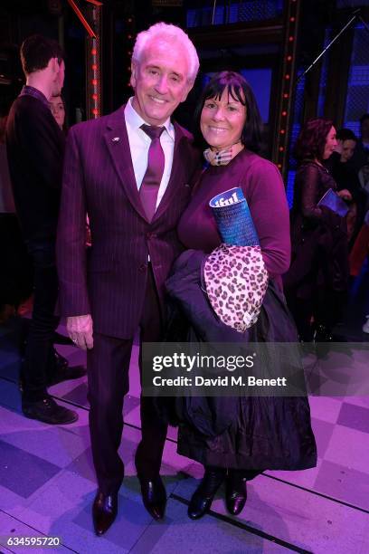 Tony Christie and Sue Christie attend the 2nd birthday gala performance of "Beautiful: The Carole King Musical" at The Aldwych Theatre on February 9,...