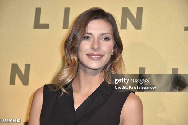 Camille Cerf attends the "Lion" Paris Premiere at Cinema Gaumont Opera on February 10, 2017 in Paris, France.