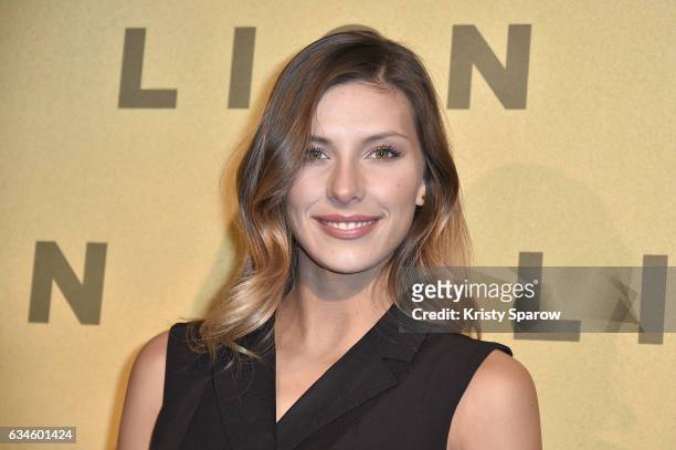 Camille Cerf attends the "Lion" Paris Premiere at Cinema Gaumont Opera on February 10, 2017 in Paris, France.