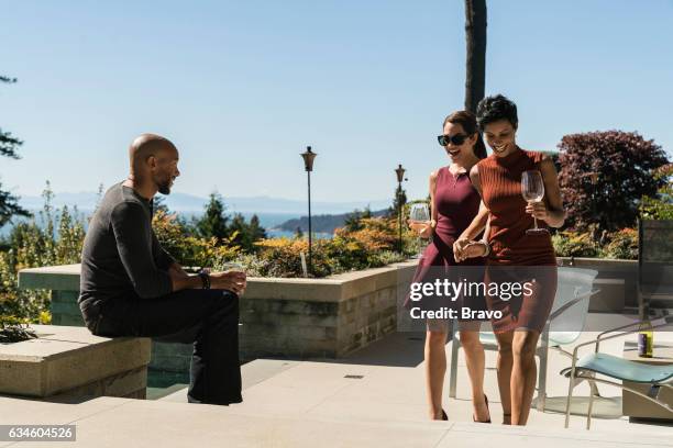 We Wanted Every Lie" Episode 103 -- Pictured: Stephen Bishop as Patrick, Inbar Lavi as Maddie, Chastity Dotson as Gina --
