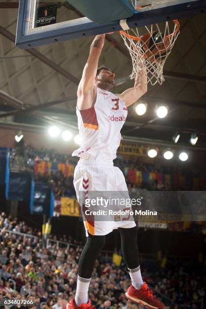 Jon Diebler, #33 of Galatasaray Odeabank Istanbul in action during the 2016/2017 Turkish Airlines EuroLeague Regular Season Round 22 game between FC...