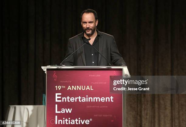 Musician Dave Matthews attends the 59th GRAMMY Awards - Entertainment Law Initiative on February 10, 2017 in Beverly Hills, California.