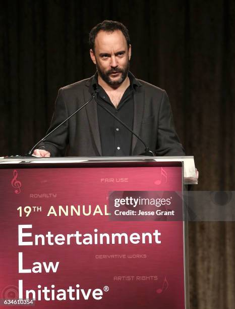 Musician Dave Matthews attends the 59th GRAMMY Awards - Entertainment Law Initiative on February 10, 2017 in Beverly Hills, California.