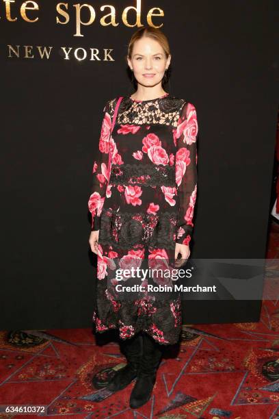 Actress Jennifer Morrison poses at kate spade new york Spring 2017 Fashion Presentation at Russian Tea Room on February 10, 2017 in New York City.