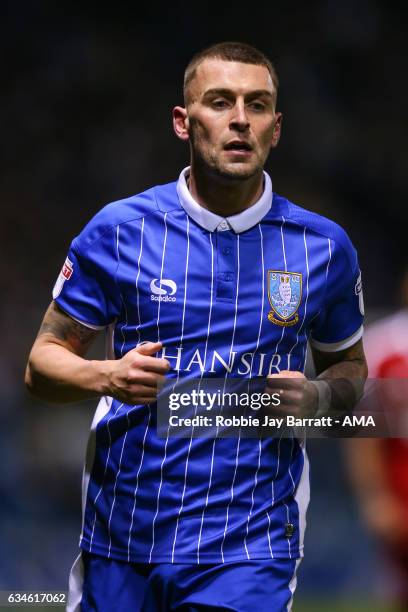 Jack Hunt of Sheffield Wednesday during the Sky Bet Championship match between Sheffield Wednesday and Birmingham City at Hillsborough on February...