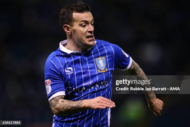 Ross Wallace of Sheffield Wednesday during the Sky Bet Championship match between Sheffield Wednesday and Birmingham City at Hillsborough on February...