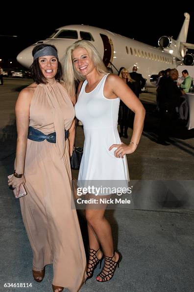 Lady Scheffer Sarah Scheffer and Lucia Nuzzi attend JET AVIATION'S 17th Annual LA ...