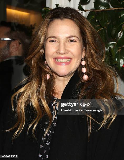 Drew Barrymore attends the Club Monaco Presentation during February 2017 New York Fashion Week at Club Monaco Fifth Avenue on February 10, 2017 in...