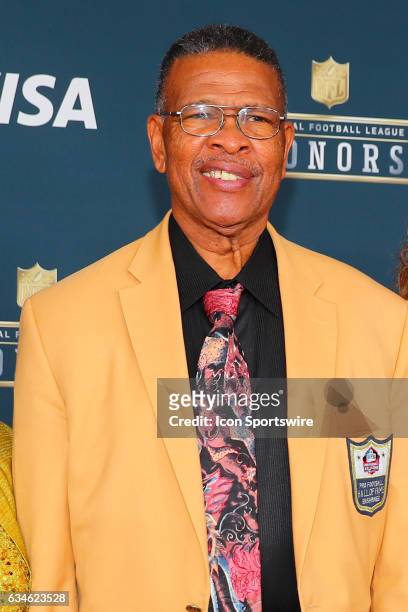 Hall of Famer Ken Houston on the Red Carpet at the 2017 NFL Honors on February 04 at the Wortham Theater Center in Houston, Texas.