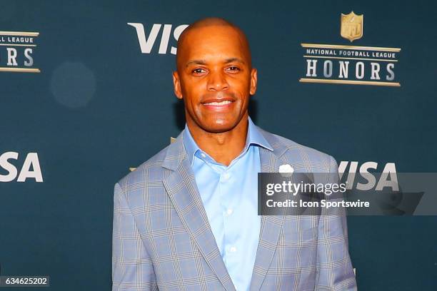 Leonard Wheeler on the Red Carpet at the 2017 NFL Honors on February 04 at the Wortham Theater Center in Houston, Texas.