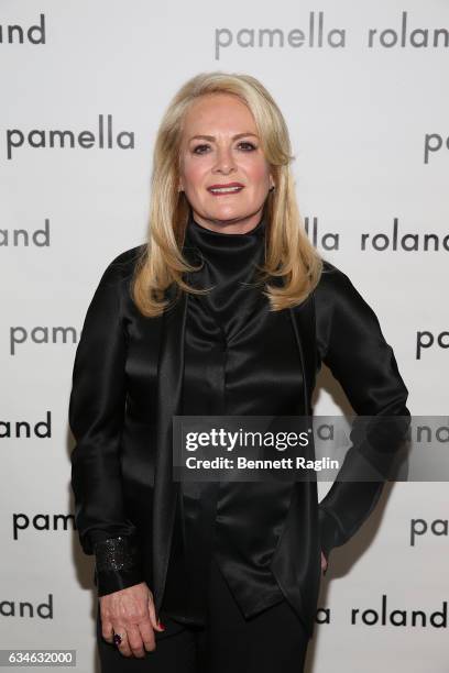 Designer Pamella Roland attends the Pamella Roland fashion show during New York Fashion Week at Pier 59 Studios on February 10, 2017 in New York City.