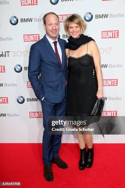 Johann von Buelow and his wife Katrin von Buelow during the BUNTE & BMW Festival Night during the 67th Berlinale International Film Festival Berlin...