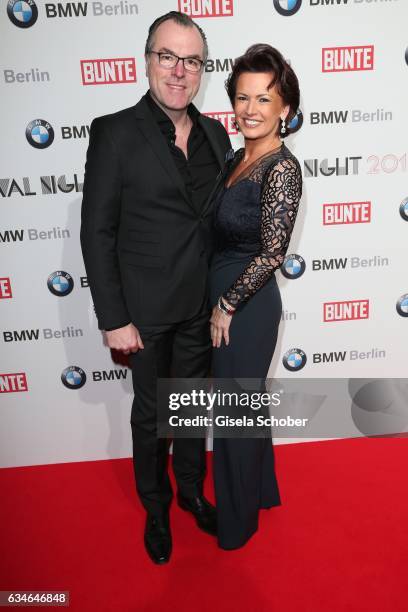 Clemens Toennies and his wife Margit Toennies during the BUNTE & BMW Festival Night during the 67th Berlinale International Film Festival Berlin at...