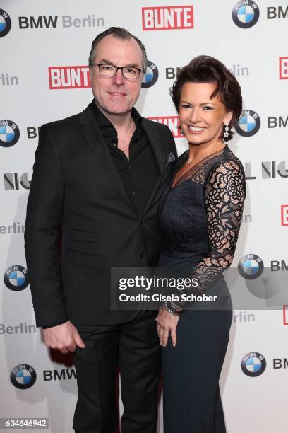 Clemens Toennies and his wife Margit Toennies during the BUNTE & BMW Festival Night during the 67th Berlinale International Film Festival Berlin at...