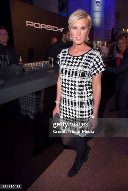 Kamilla Senjo attends the Blue Hour Reception hosted by ARD during the 67th Berlinale International Film Festival Berlin on February 10, 2017 in...