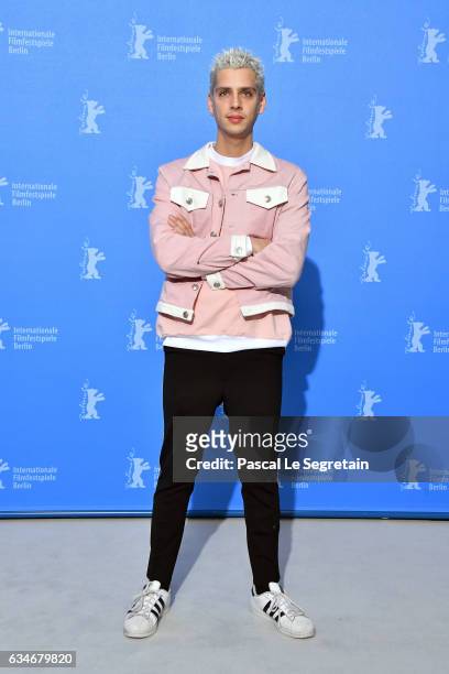 Director Eduardo Casanova attends the 'Skins' photo call during the 67th Berlinale International Film Festival Berlin at Grand Hyatt Hotel on...