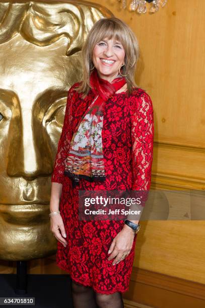 Jane Lush attends BAFTA fellowship lunch at The Savoy Hotel on February 11, 2017 in London, United Kingdom.