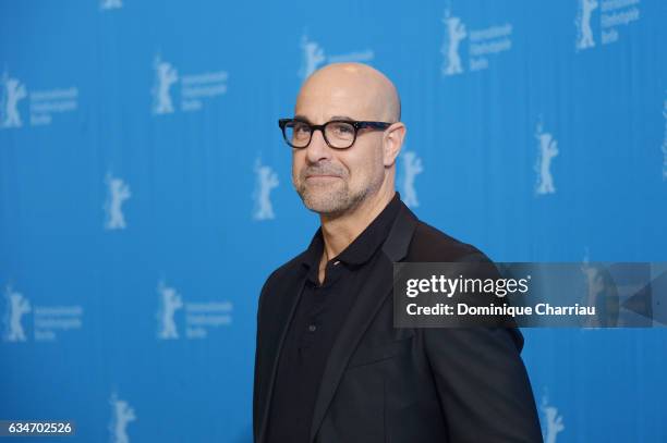 Director Stanley Tucci attends the 'Final Portrait' photo call during the 67th Berlinale International Film Festival Berlin at Grand Hyatt Hotel on...