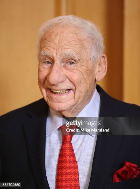 Mel Brooks attends BAFTA fellowship lunch on February 11, 2017 in London, United Kingdom.