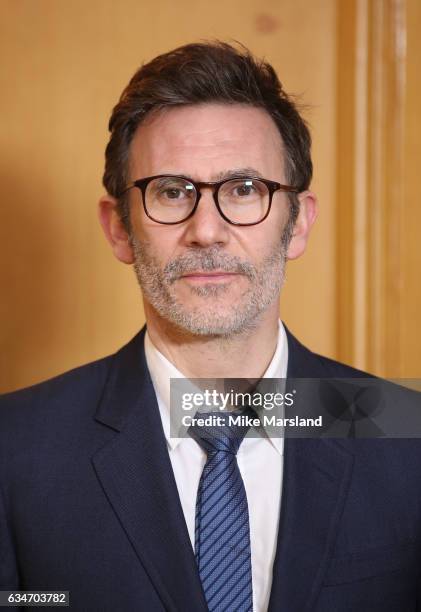 Michel Hazanavicius attends BAFTA fellowship lunch on February 11, 2017 in London, United Kingdom.