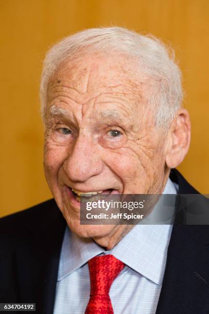 Mel Brooks attends BAFTA fellowship lunch at The Savoy Hotel on February 11, 2017 in London, United Kingdom.