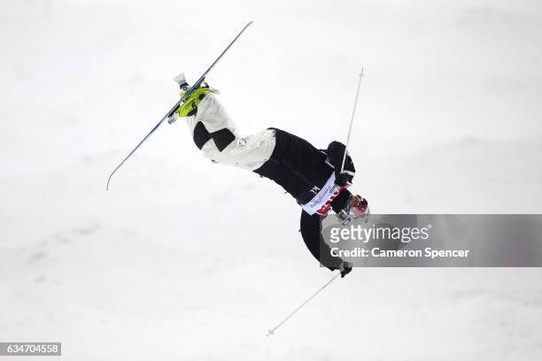 Matt Graham of Australia competes in the FIS Freestyle Ski World Cup 2016/17 Mens Moguls Final at Bokwang Snow Park on February 11, 2017 in...