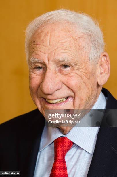 Mel Brooks attends BAFTA fellowship lunch at The Savoy Hotel on February 11, 2017 in London, United Kingdom.