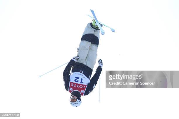 Brodie Summers of Australia skis during FIS Freestyle Ski World Cup 2016/17 Mens Moguls training at Bokwang Snow Park on February 11, 2017 in...