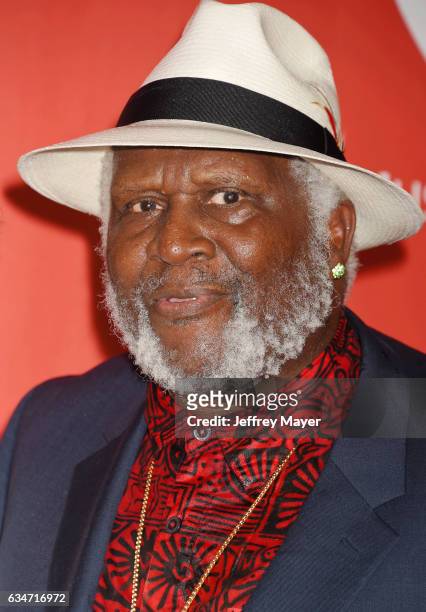 Musician Taj Mahal attends MusiCares Person of the Year honoring Tom Petty at the Los Angeles Convention Center on February 10, 2017 in Los Angeles,...