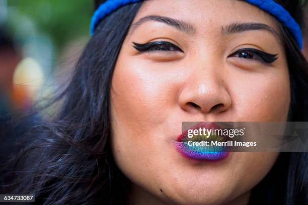 seattle gay pride parade - pride celebration stock pictures, royalty-free photos & images