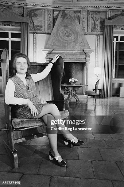 Scottish novelist Muriel Spark , UK, 16th November 1969.