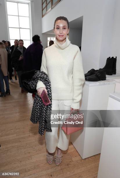 Designer Whitney Port poses for a photo at the Paul Andrew collection during, New York Fashion Week: The Shows at Ramscale Studio on February 11,...