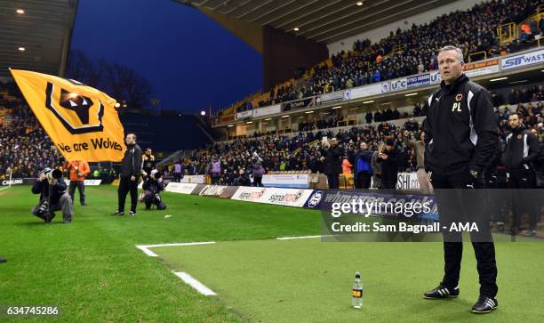 Paul Lambert manager / head coach of Wolverhampton Wanderers during the Sky Bet Championship match between Wolverhampton Wanderers and Newcastle...