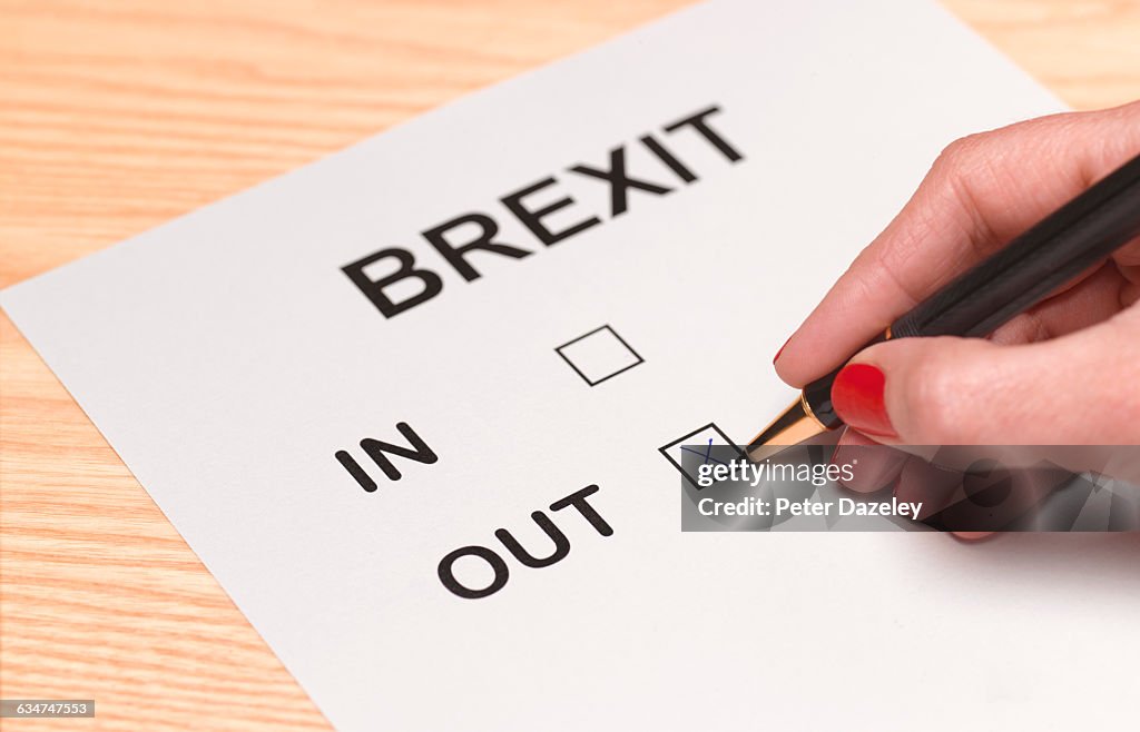 Brexit vote out