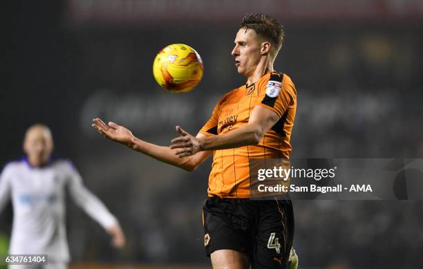 Dave Edwards of Wolverhampton Wanderers during the Sky Bet Championship match between Wolverhampton Wanderers and Newcastle United at Molineux on...