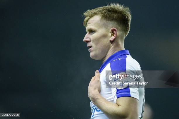 Matt Ritchie of Newcastle United during the Sky Bet Championship match between Wolverhampton Wanderers and Newcastle United at Molineux on February...