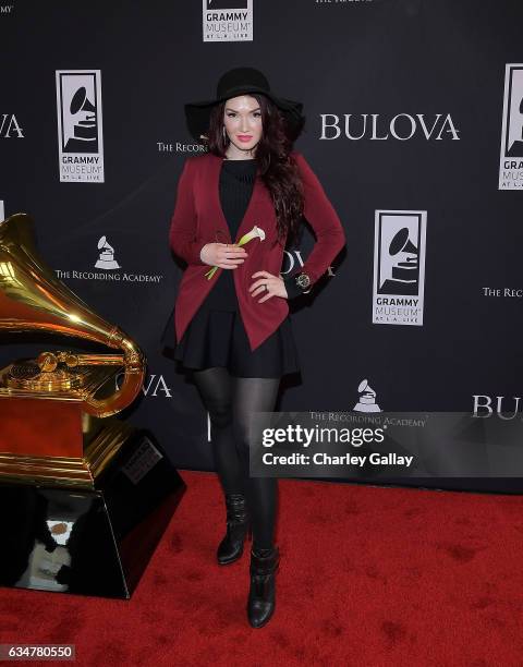 Emii attends the Bulova x GRAMMY Brunch at The GRAMMY Museum on February 11, 2017 in Los Angeles, California.