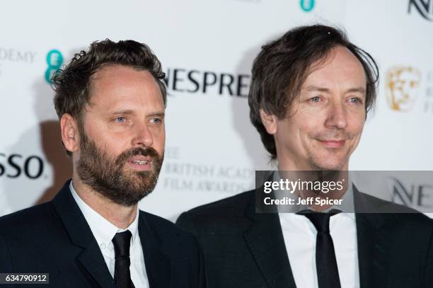 Dustin O'Halloran attends the BAFTA nominees party at Kensington Palace on February 11, 2017 in London, United Kingdom.