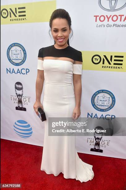 Actress Amirah Vann attends the 48th NAACP Image Awards at Pasadena Civic Auditorium on February 11, 2017 in Pasadena, California.