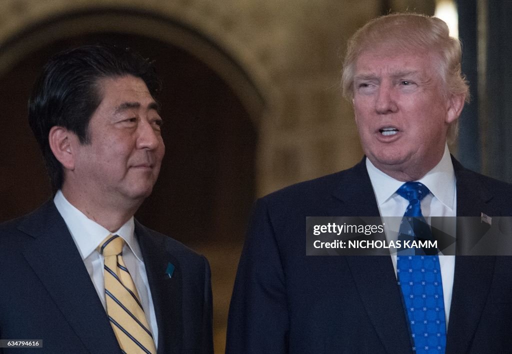 US-JAPAN-DIPLOMACY-TRUMP-ABE