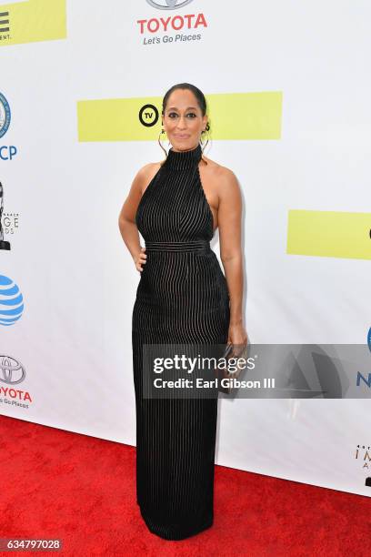 Actress Tracee Ellis Ross attends the 48th NAACP Image Awards at Pasadena Civic Auditorium on February 11, 2017 in Pasadena, California.