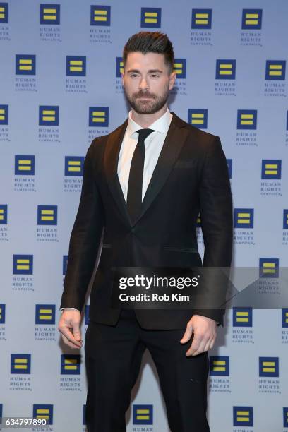 Hairstylist Kyle Krieger attends the 2017 Human Rights Campaign Greater New York Gala at Waldorf Astoria Hotel on February 11, 2017 in New York City.