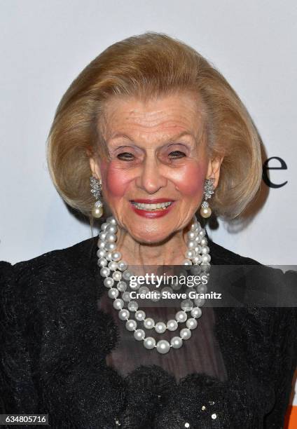 Philanthropist Barbara Davis attends Pre-GRAMMY Gala and Salute to Industry Icons Honoring Debra Lee at The Beverly Hilton on February 11, 2017 in...