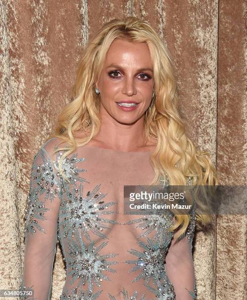 Britney Spears attends Pre-GRAMMY Gala and Salute to Industry Icons Honoring Debra Lee at The Beverly Hilton on February 11, 2017 in Los Angeles,...
